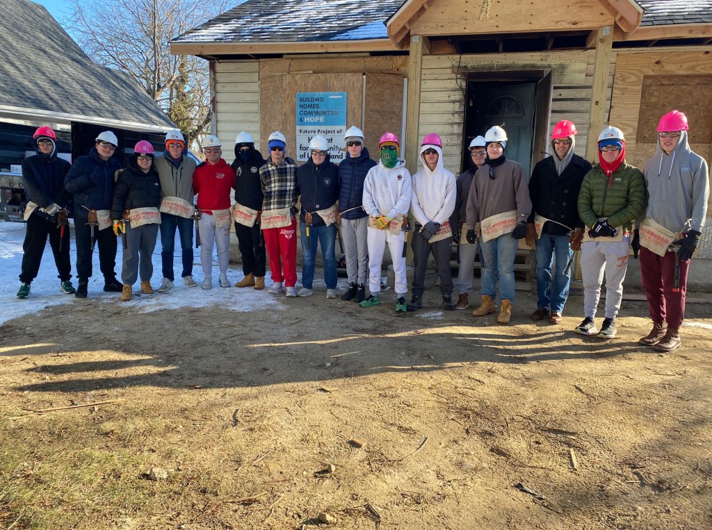 Bellport Build Day: Flyers Join Habitat for&nbsp;Humanity