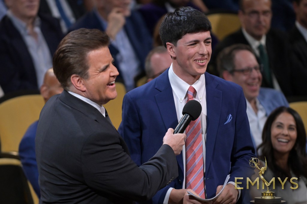 The Voice of The Flyers: Thomas Gamba ’26 Recognized at 2026 Sports&nbsp;Emmys